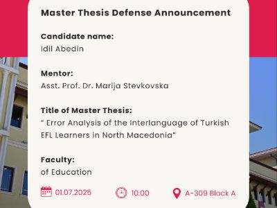 Master Thesis Defense by Idil Abedin