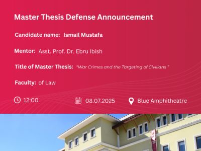 Master Thesis Defense by Ismail Mustafa