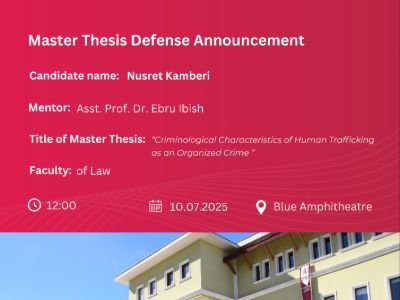 Master Thesis Defense by Nusret Kamberi