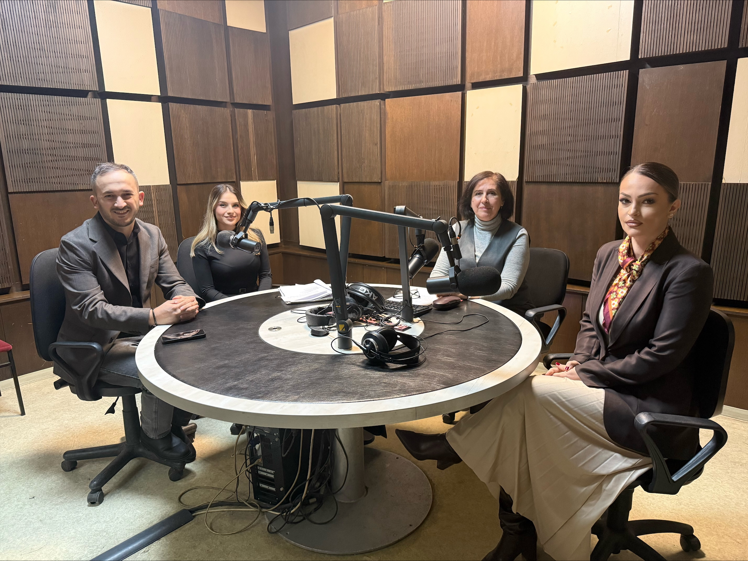 IBU Representatives Participate in Educational Program at Radio Shkupi