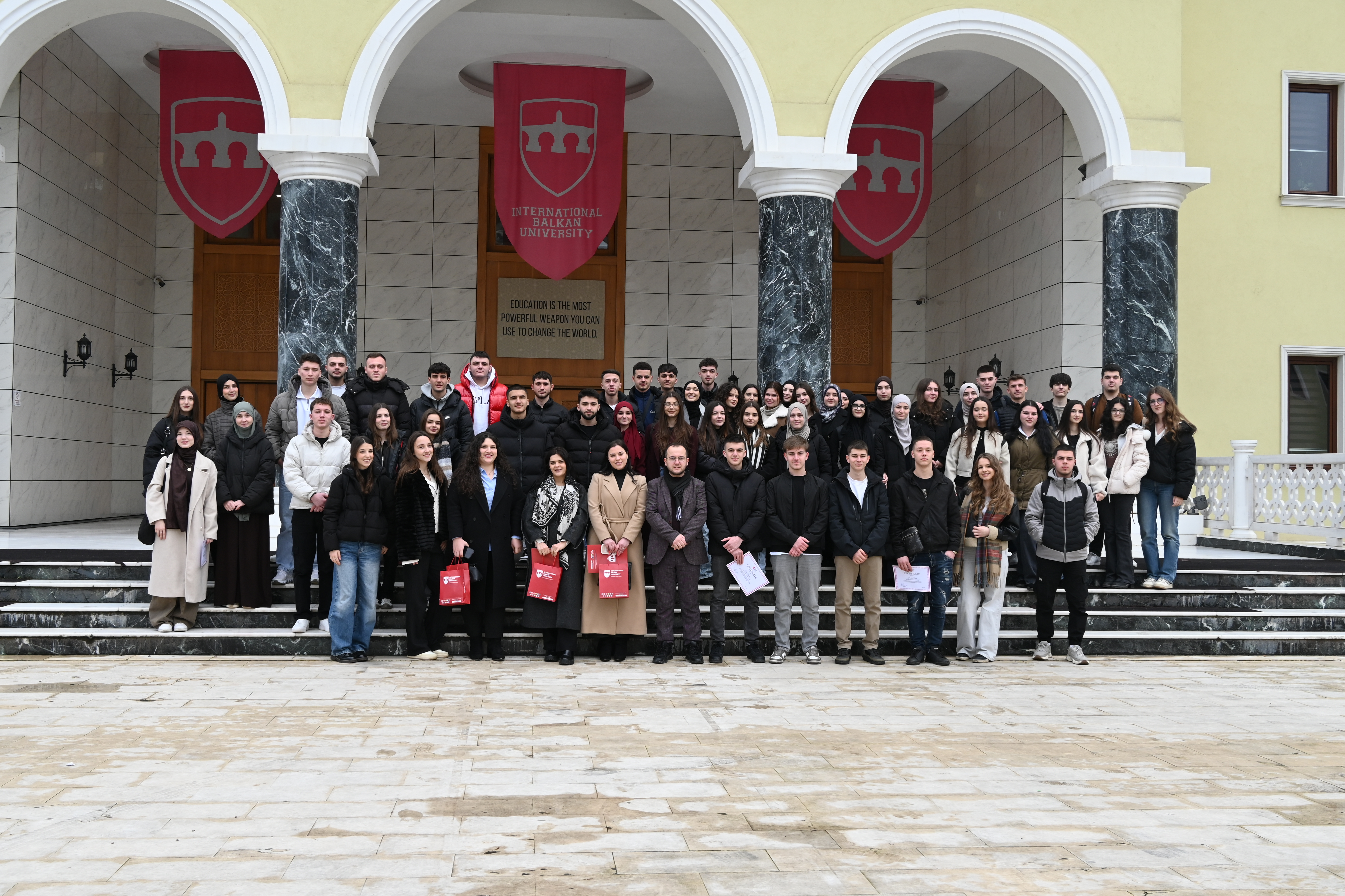 IBU Welcomes Students from Zdravko Cvetkovski Guc High School for an Educational Visit